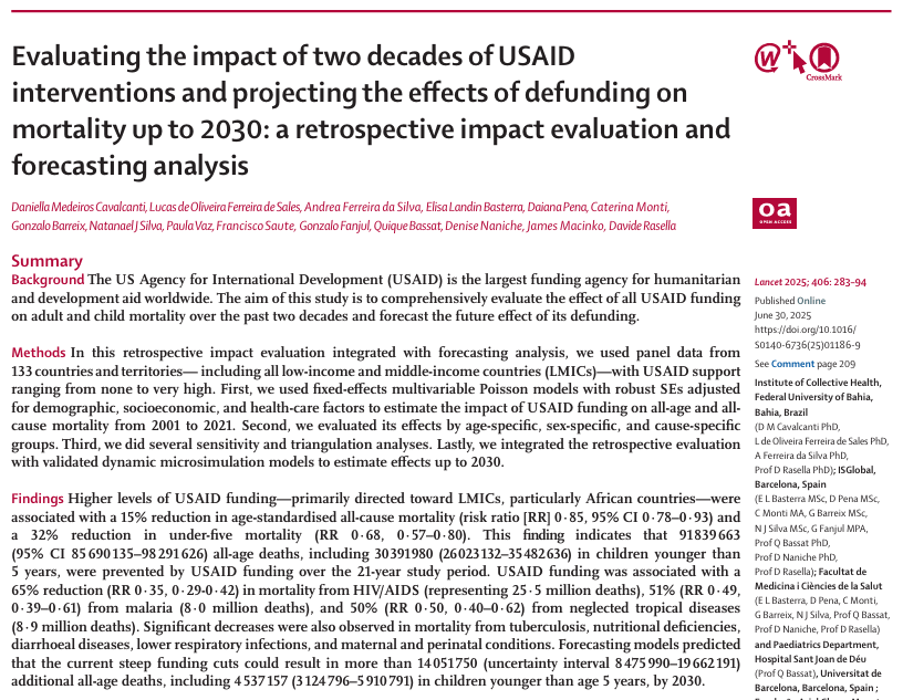 Ignoring the global health funding crisis is immoral and&nbsp;catastrophic